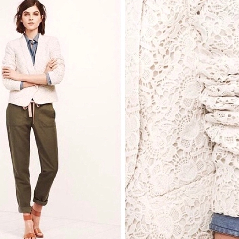 Ann Taylor Loft Lace Blazer